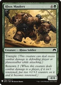 Rhox Maulers - The List Reprints - Magic: The Gathering card