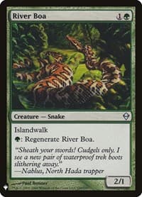 River Boa - The List Reprints - Magic: The Gathering card