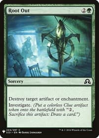 Root Out - The List Reprints - Magic: The Gathering card