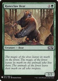 Runeclaw Bear - The List Reprints - Magic: The Gathering card