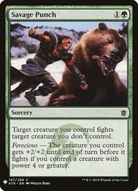 Savage Punch - The List Reprints - Magic: The Gathering card