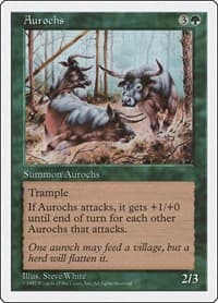 Aurochs - Fifth Edition - Magic: The Gathering card