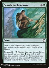 Search for Tomorrow - The List Reprints - Magic: The Gathering card