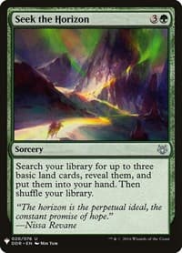 Seek the Horizon - The List Reprints - Magic: The Gathering card