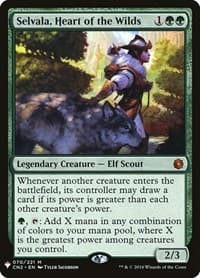Selvala, Heart of the Wilds - The List Reprints - Magic: The Gathering card