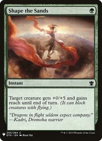 Shape the Sands - The List Reprints - Magic: The Gathering card
