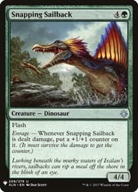 Snapping Sailback - The List Reprints - Magic: The Gathering card