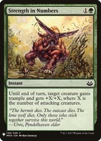 Strength in Numbers - The List Reprints - Magic: The Gathering card