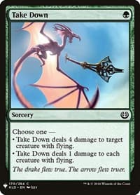 Take Down - The List Reprints - Magic: The Gathering card