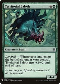 Territorial Baloth - The List Reprints - Magic: The Gathering card