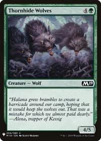 Thornhide Wolves - The List Reprints - Magic: The Gathering card