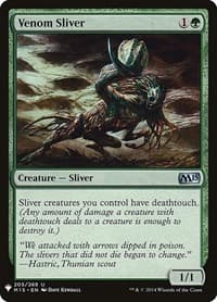 Venom Sliver - The List Reprints - Magic: The Gathering card