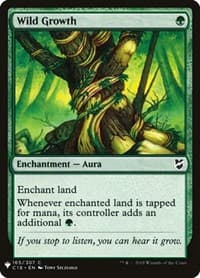 Wild Growth - The List Reprints - Magic: The Gathering card