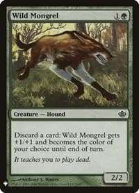 Wild Mongrel - The List Reprints - Magic: The Gathering card