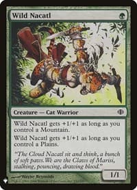 Wild Nacatl - The List Reprints - Magic: The Gathering card