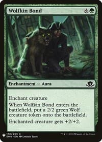 Wolfkin Bond - The List Reprints - Magic: The Gathering card