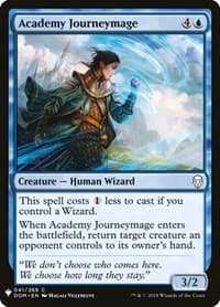 Academy Journeymage - The List Reprints - Magic: The Gathering card
