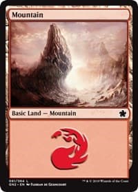 Mountain (061) - Magic Game Night 2019 - Magic: The Gathering card