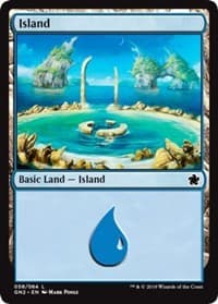 Island (058) - Magic Game Night 2019 - Magic: The Gathering card
