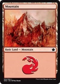 Mountain (062) - Magic Game Night 2019 - Magic: The Gathering card