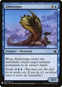 Aethersnipe - The List Reprints - Magic: The Gathering card