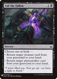 Aid the Fallen - The List Reprints - Magic: The Gathering card