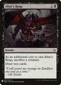 Altar's Reap - The List Reprints - Magic: The Gathering card