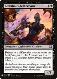 Ambitious Aetherborn - The List Reprints - Magic: The Gathering card