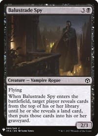 Balustrade Spy - The List Reprints - Magic: The Gathering card