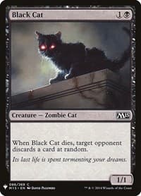 Black Cat - The List Reprints - Magic: The Gathering card
