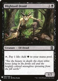Blightsoil Druid - The List Reprints - Magic: The Gathering card