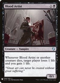 Blood Artist - The List Reprints - Magic: The Gathering card
