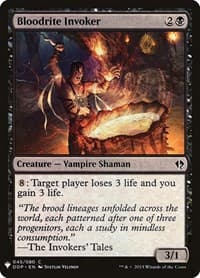 Bloodrite Invoker - The List Reprints - Magic: The Gathering card