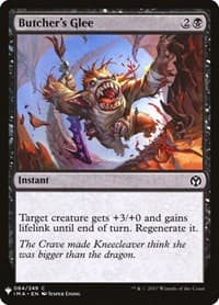 Butcher's Glee - The List Reprints - Magic: The Gathering card