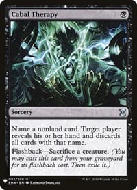 Cabal Therapy - The List Reprints - Magic: The Gathering card