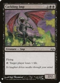 Cackling Imp - The List Reprints - Magic: The Gathering card