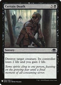 Certain Death - The List Reprints - Magic: The Gathering card
