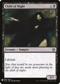 Child of Night - The List Reprints - Magic: The Gathering card