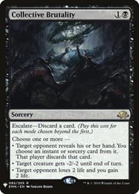 Collective Brutality - The List Reprints - Magic: The Gathering card