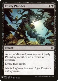 Costly Plunder - The List Reprints - Magic: The Gathering card