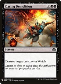 Daring Demolition - The List Reprints - Magic: The Gathering card