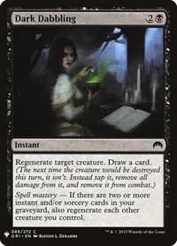 Dark Dabbling - The List Reprints - Magic: The Gathering card