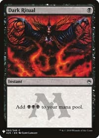 Dark Ritual (A25) - The List Reprints - Magic: The Gathering card