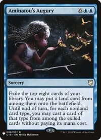 Aminatou's Augury - The List Reprints - Magic: The Gathering card