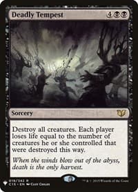 Deadly Tempest - The List Reprints - Magic: The Gathering card