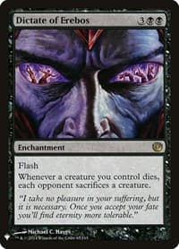 Dictate of Erebos - The List Reprints - Magic: The Gathering card