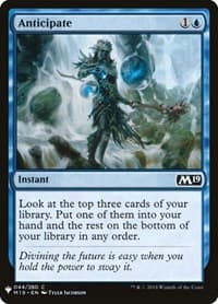 Anticipate - The List Reprints - Magic: The Gathering card
