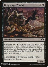 Dregscape Zombie - The List Reprints - Magic: The Gathering card