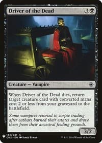 Driver of the Dead - The List Reprints - Magic: The Gathering card