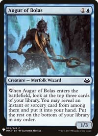 Augur of Bolas - The List Reprints - Magic: The Gathering card